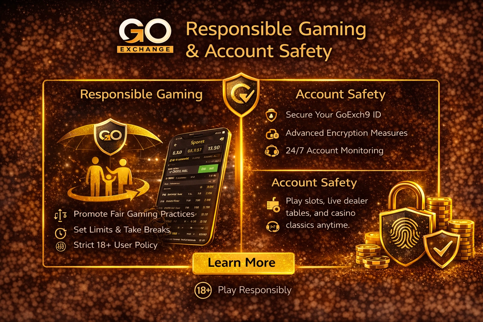 GoExch9 GetID Responsible Gaming & Account Safety