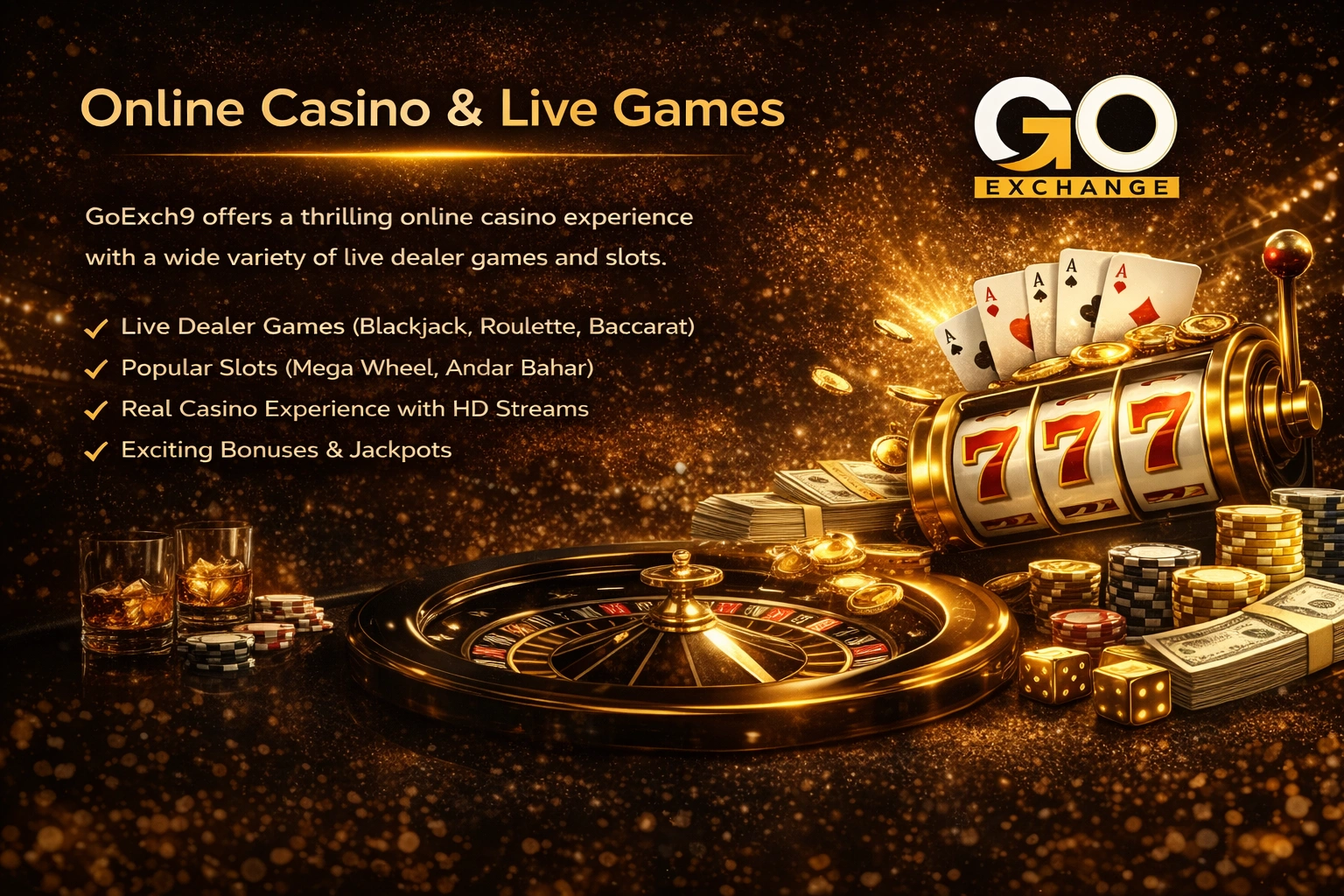 GoExch9 Online Casino & Live Games Platform