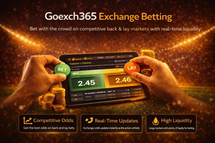 Goexch365 Exchange Betting Back and Lay Markets Real Time Liquidity