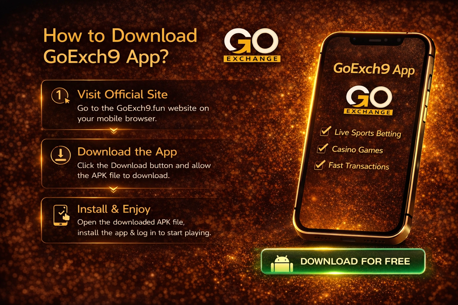 How to Download GoExch9 App – APK Installation Guide