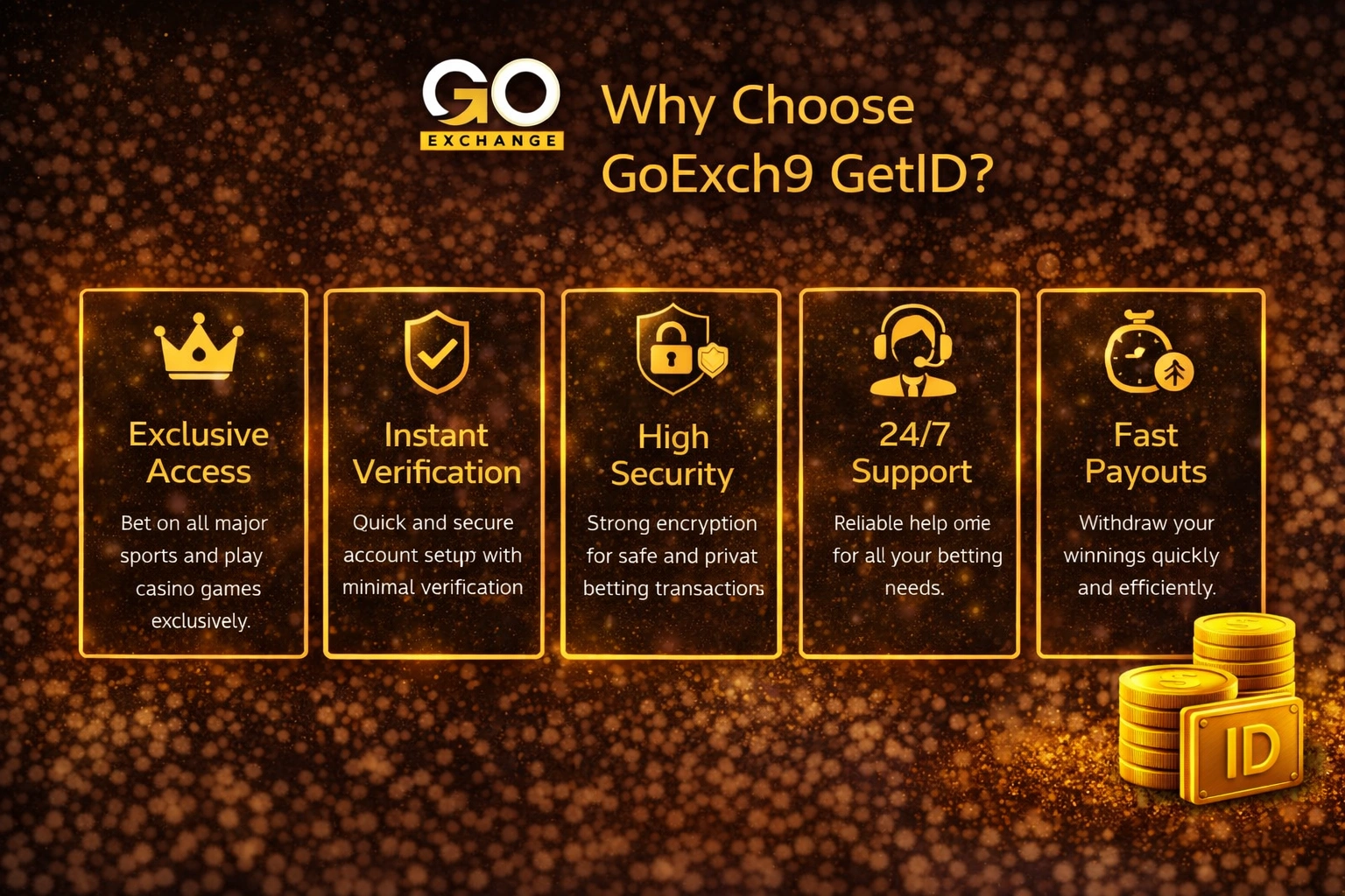 Why Choose GoExch9 GetID – Secure & Fast Betting Platform