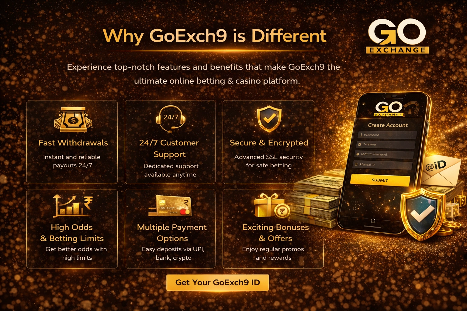 Why GoExch9 is Different - Unique Betting Platform Features