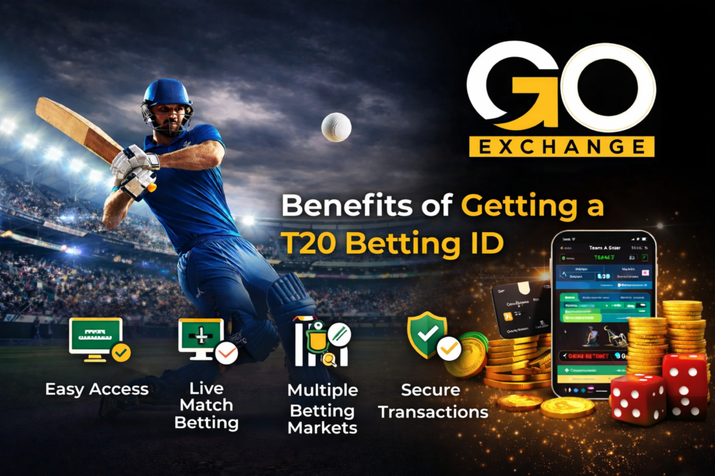 Benefits of T20 Betting ID on Go Exchange Online Cricket Betting Platform