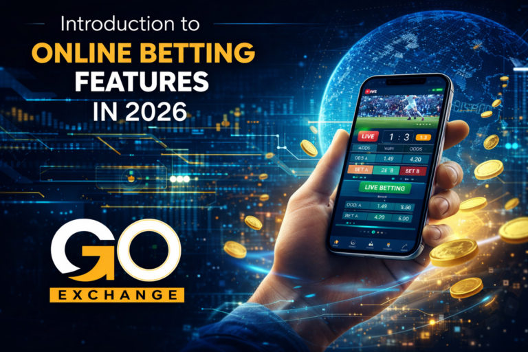 Online Betting Features 2026 with GO Exchange Logo