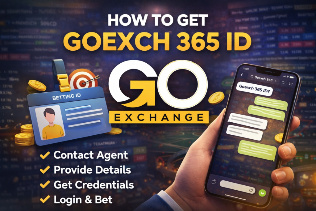 How to get Goexch 365 ID registration guide with Go Exchange logo for online sports betting account