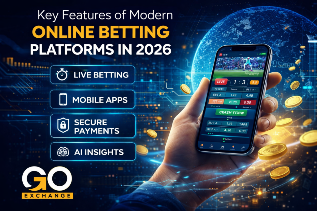 Modern online betting features with live betting and secure platform