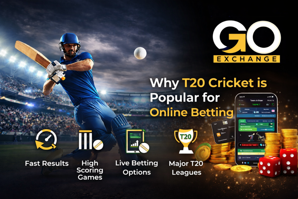 Why T20 Cricket is Popular for Online Betting – Go Exchange Cricket Betting Platform